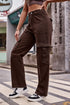 'Novalie' High Waist Cargo Pants - Celes Fashion